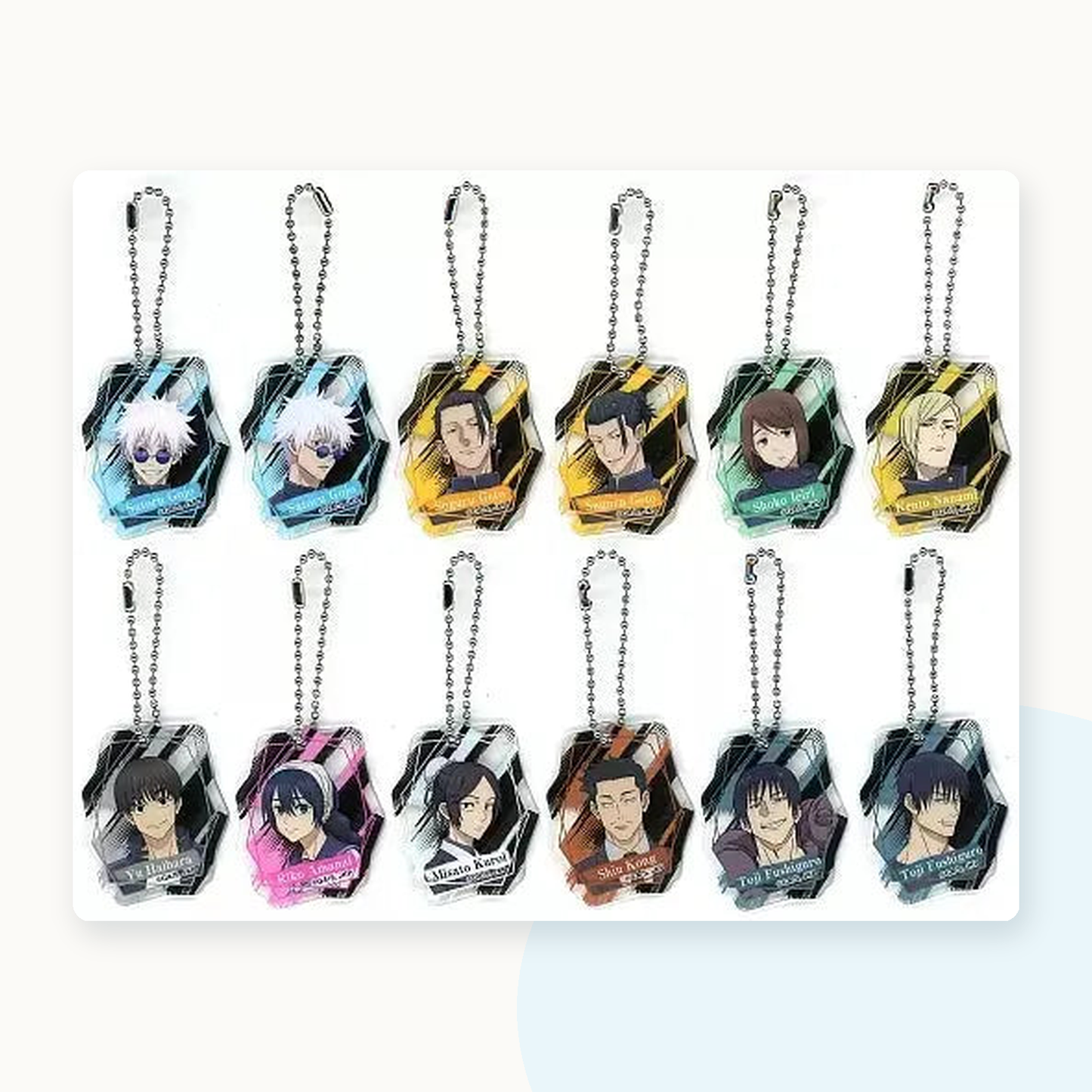ENSKY Jujutsu Kaisen Acrylic Keychain Collection Blind Bag - detail