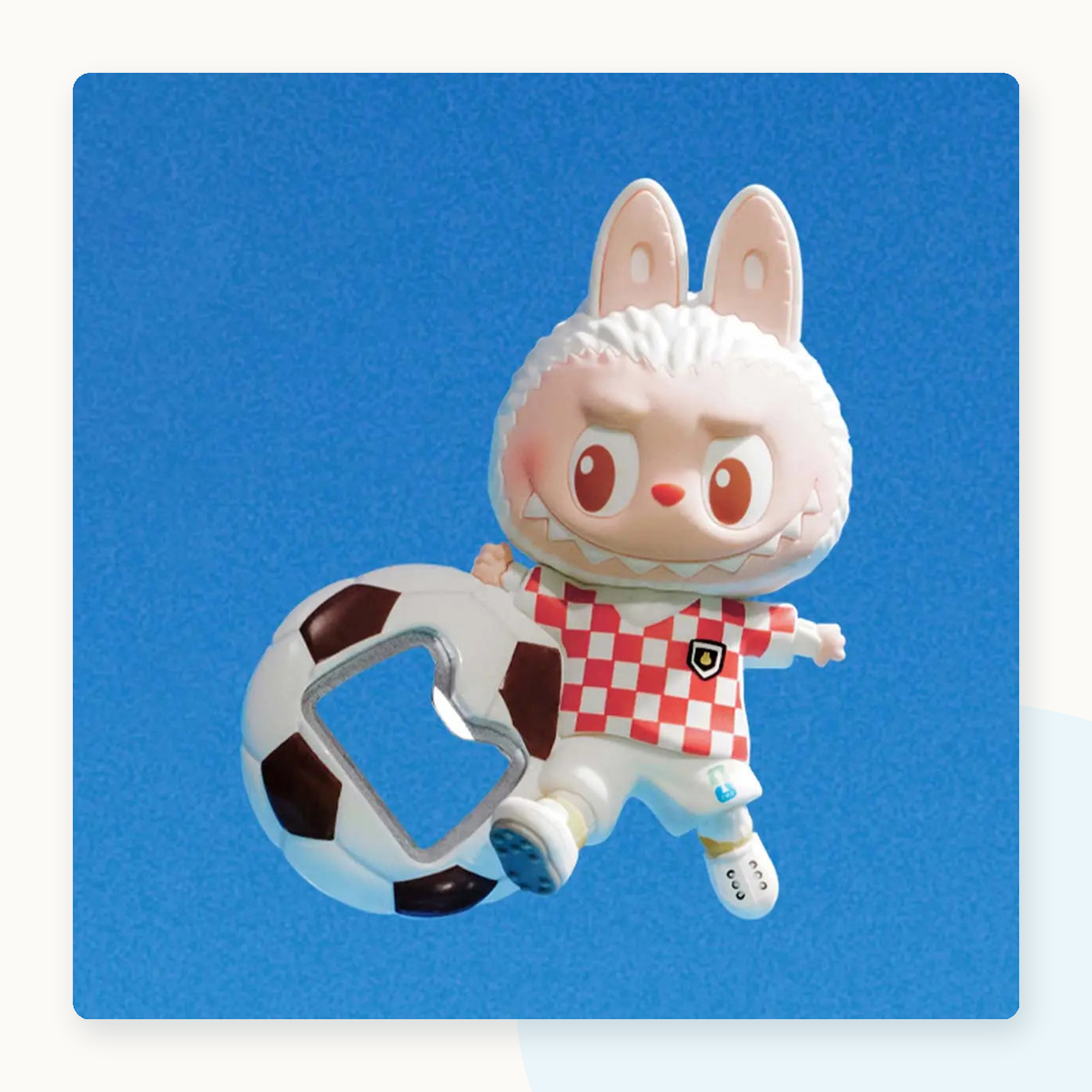 POP MART Labubu The Monsters × FIFA SERIES Bottle Opener Fridge Magnet Blind Box - detail