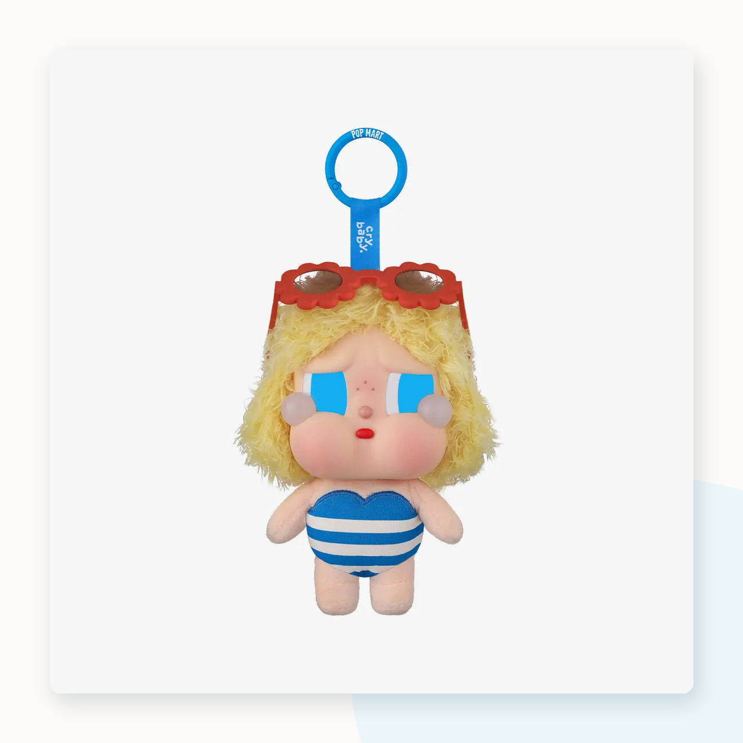 POP MART CRYBABY Vacation Mode On Series Vinyl Face Plush Blind Box - detail