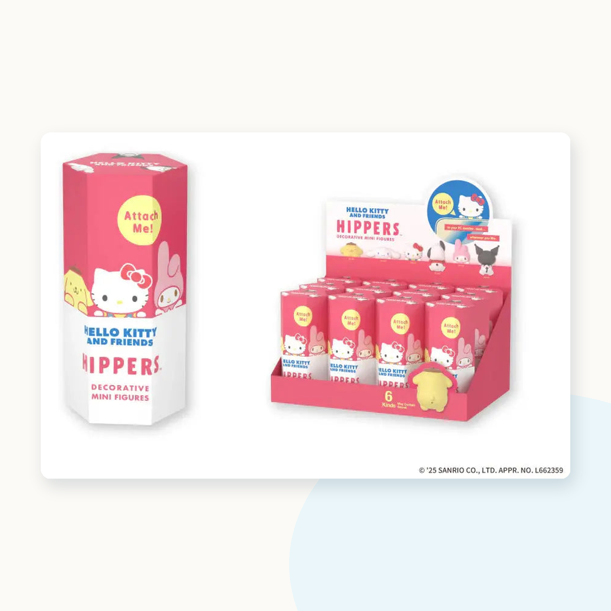 Sonny Angel Sanrio Characters Hippers Hello Kitty & Friends Blindbox - detail