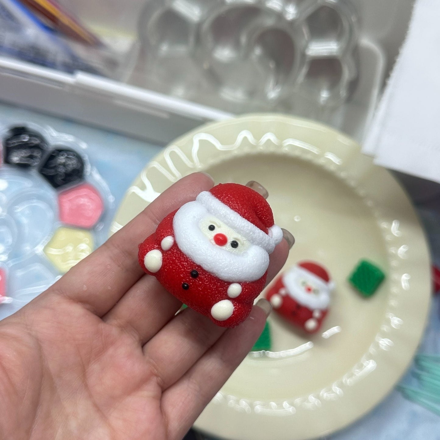 Handmade Santa Claus Taba Squishy Toy – product image 3