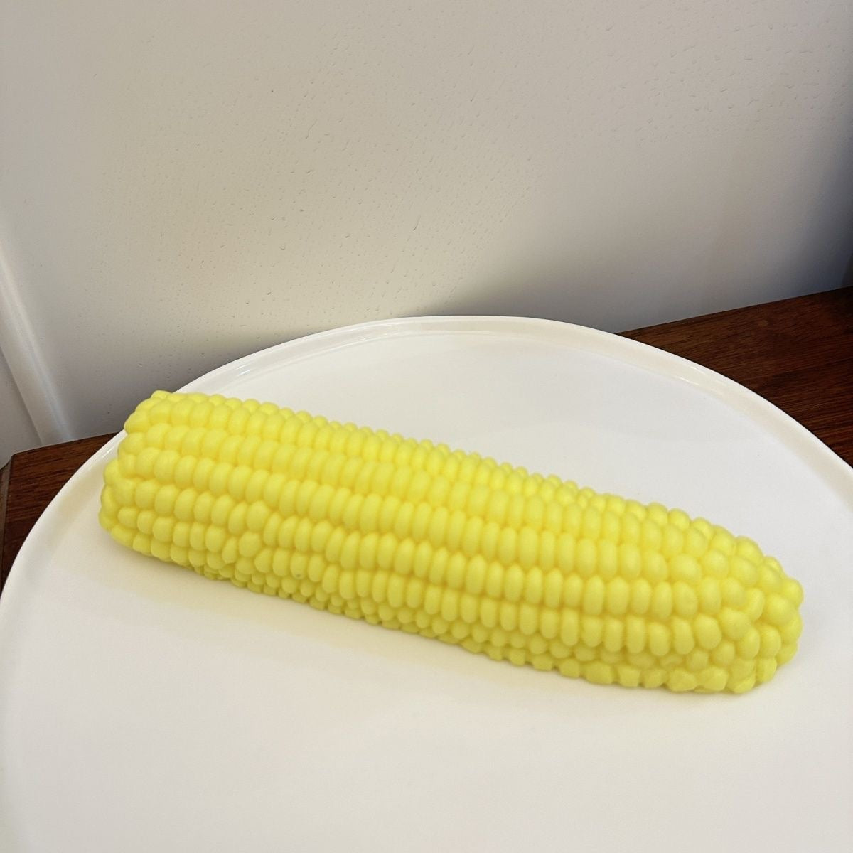 200g Handmade Silicone Yellow Corn Stress Relief Squishy Toy – product image 5