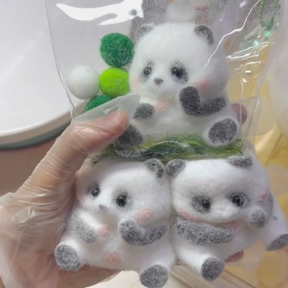 Handmade Panda Taba Squishy Toy – product image 3