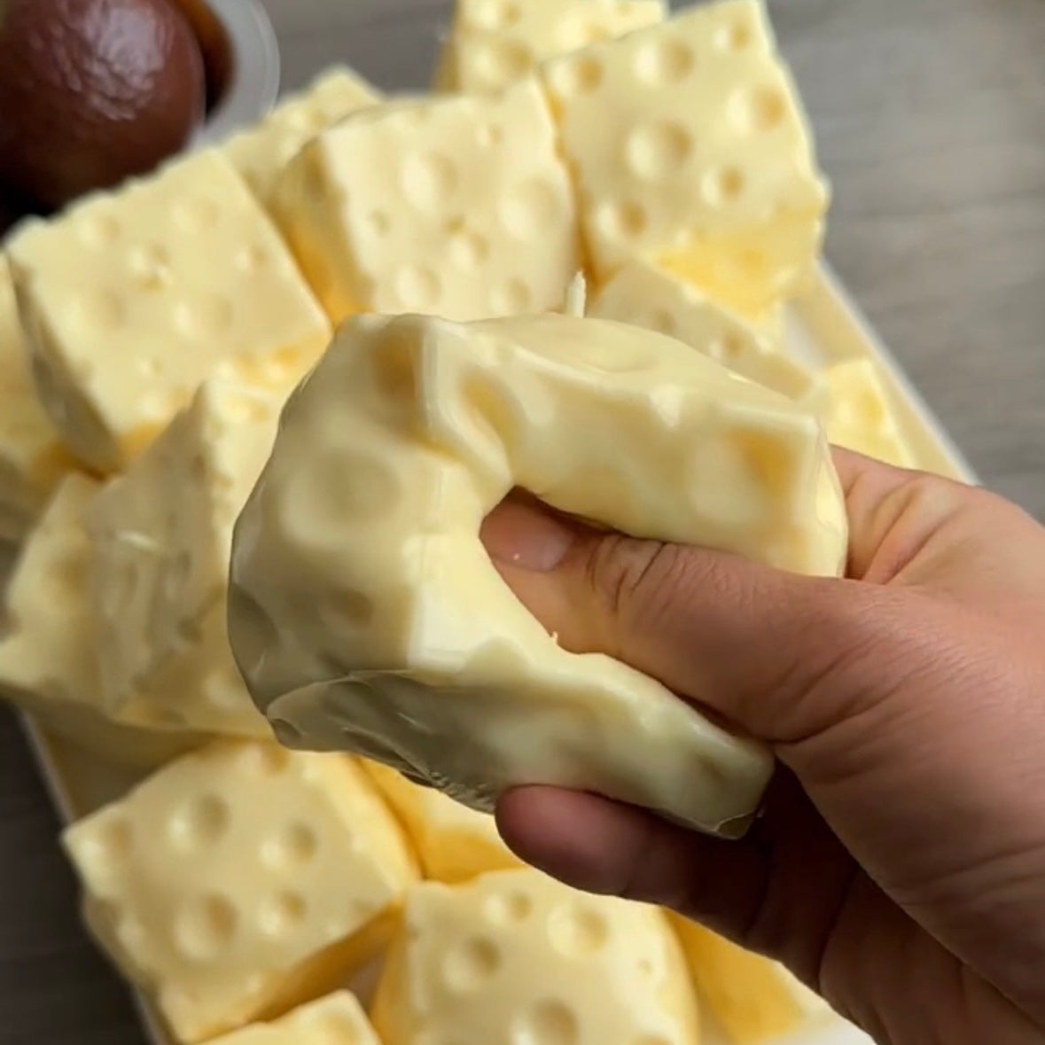 Large Cheese Vaseline Stress Ball Squishy Stress Relief Decompression Toy – product image 13