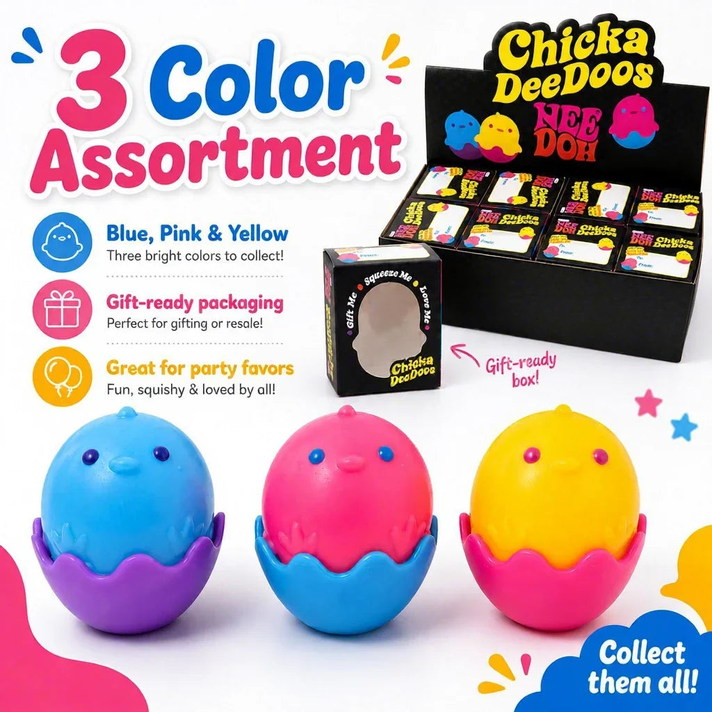 Chick Egg Squishy — Peelable Shell Stress Relief Squeeze Toy – product image 4