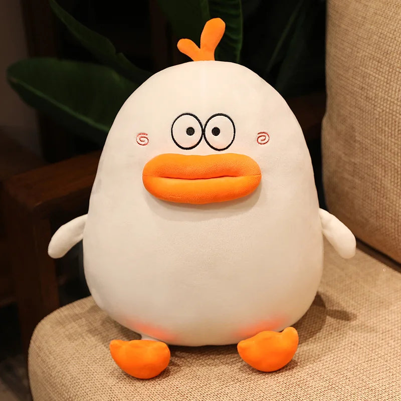 Funny Lips Duck Plush Toy - Soft Round Duck Pillow, 12-16" | 30-40 cm — image 7