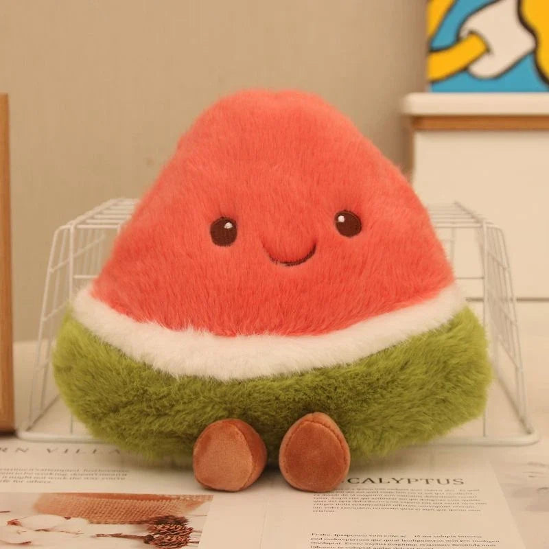Soft Fruit Plush Toy Set | Pineapple, Strawberry & Watermelon, 22 cm — image 8