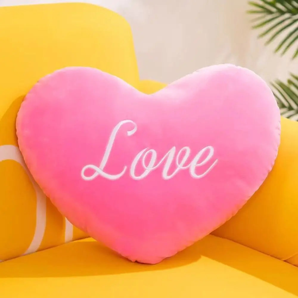 Plush Conversation Heart Throw Pillow — image 8