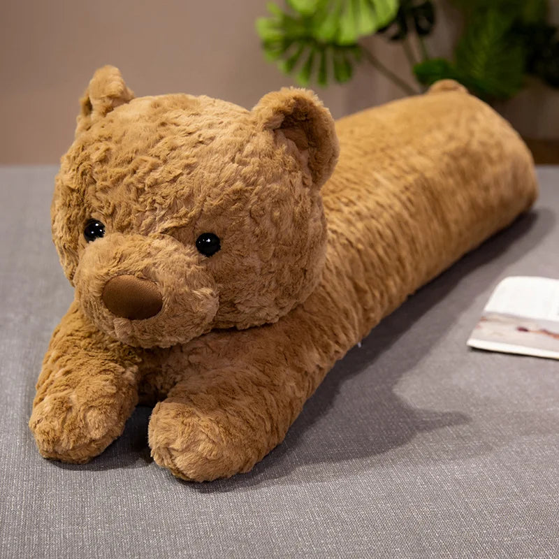 Long Fluffy Bear Snuggle Buddy Plushies — image 11