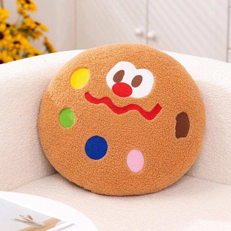 Cookie Plush Pillow & Coin Purse | Soft Biscuit Decor, 4–16" | 11–40 cm — image 13
