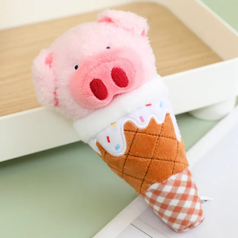 Ice Cream Cone Plush Toy - Soft Animal Cone Doll, 7" | 18 cm — image 12