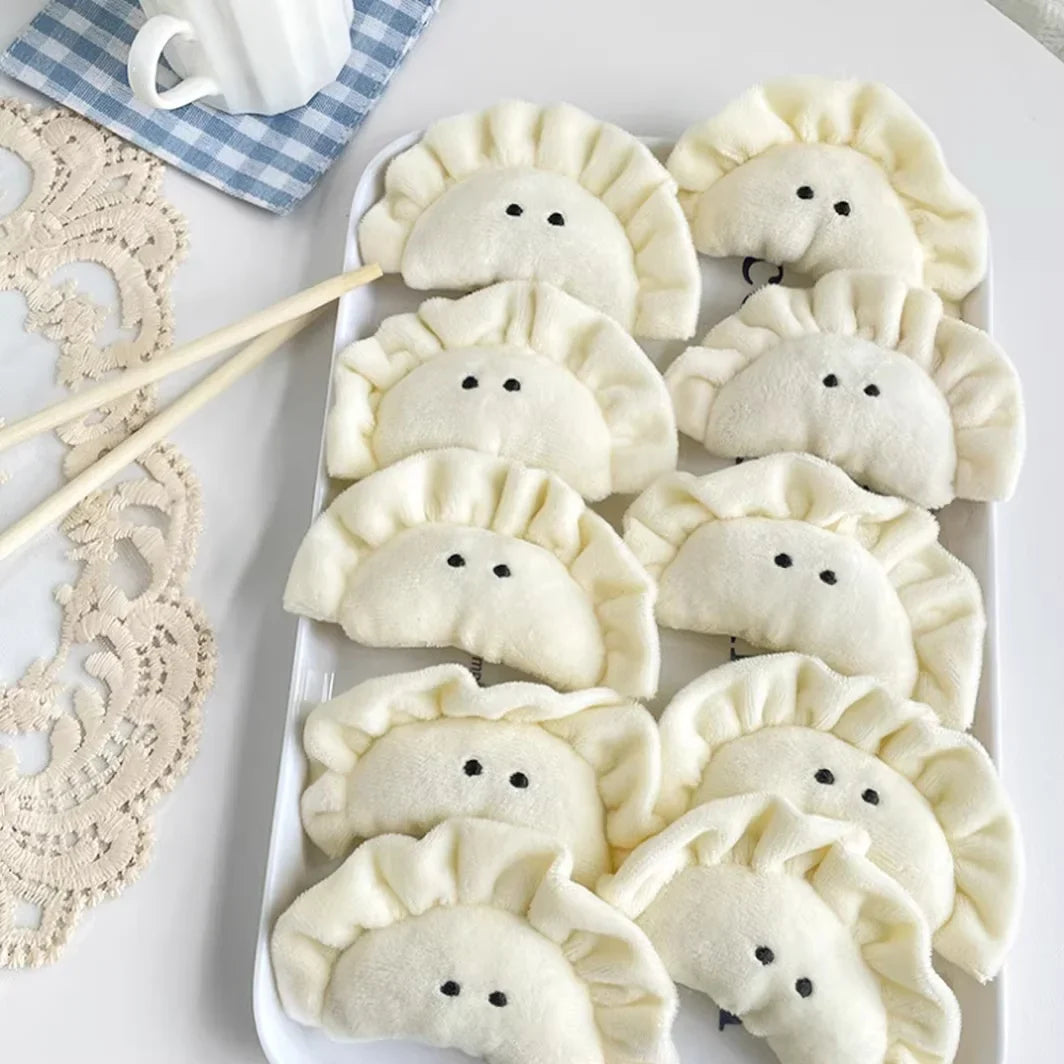 Dumpling Plush Keychain - Mini Soft Food Charm — image 12
