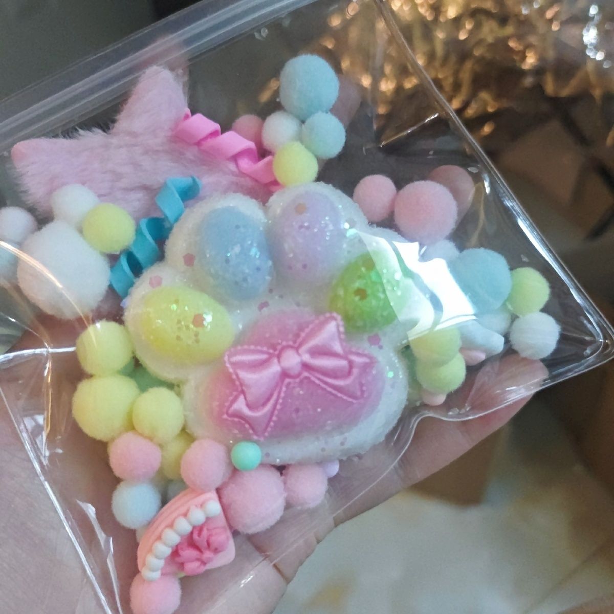 Handmade Silicone Rainbow Cat’s Paw without fur Stress Relief Squishy Toy – product image 10