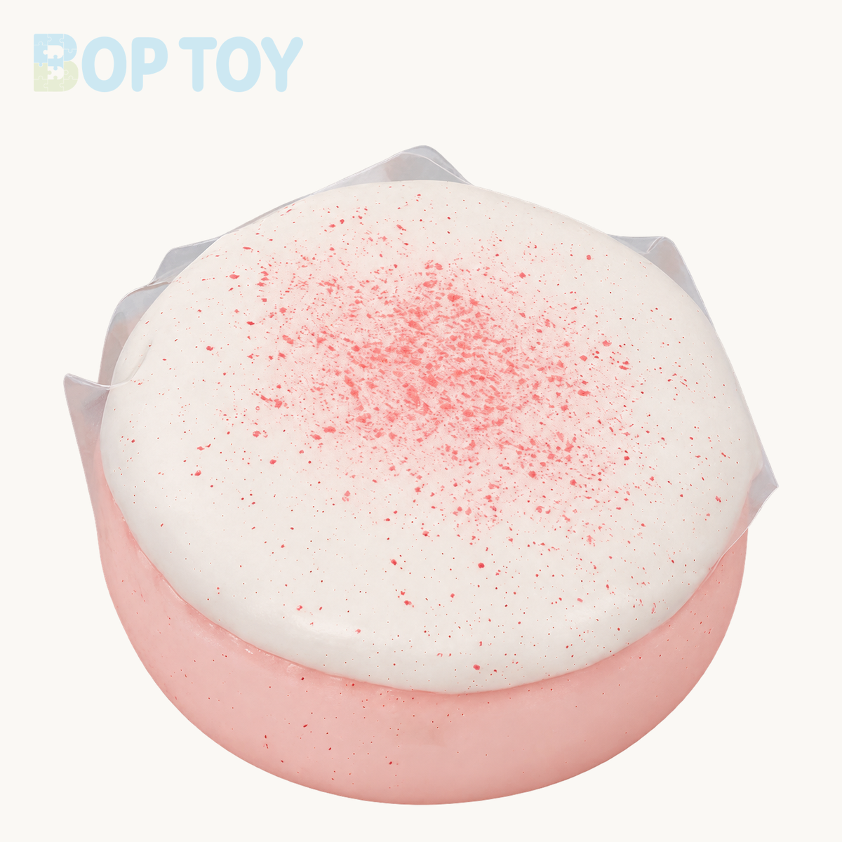 Slow Rising Squishy Chocolate Rolls Stress Relief Decompression Toy – Strawberry Pink – BOP TOY