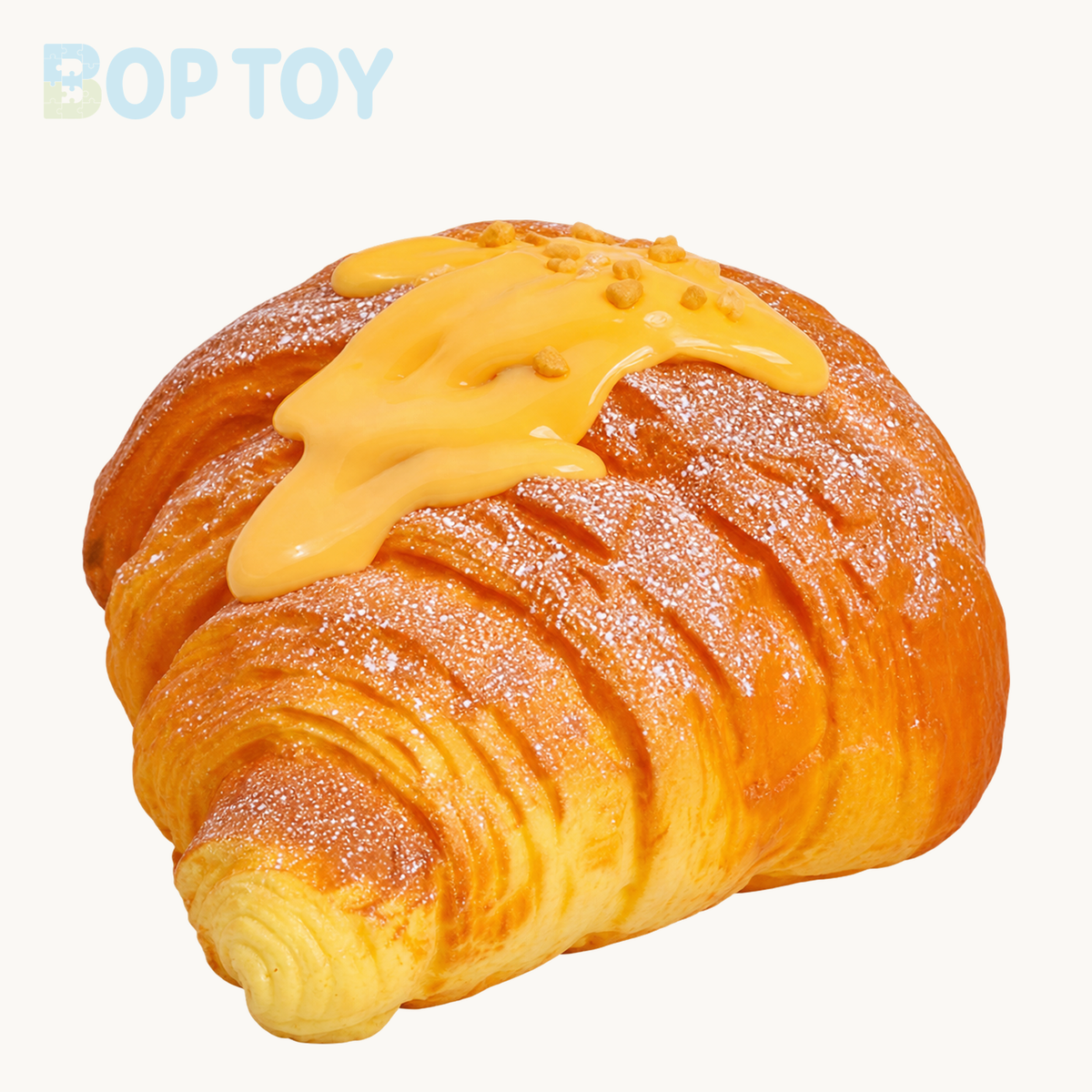 Slow Rising Squishy Croissant Stress Relief Decompression Toy – Bread Brown – BOP TOY