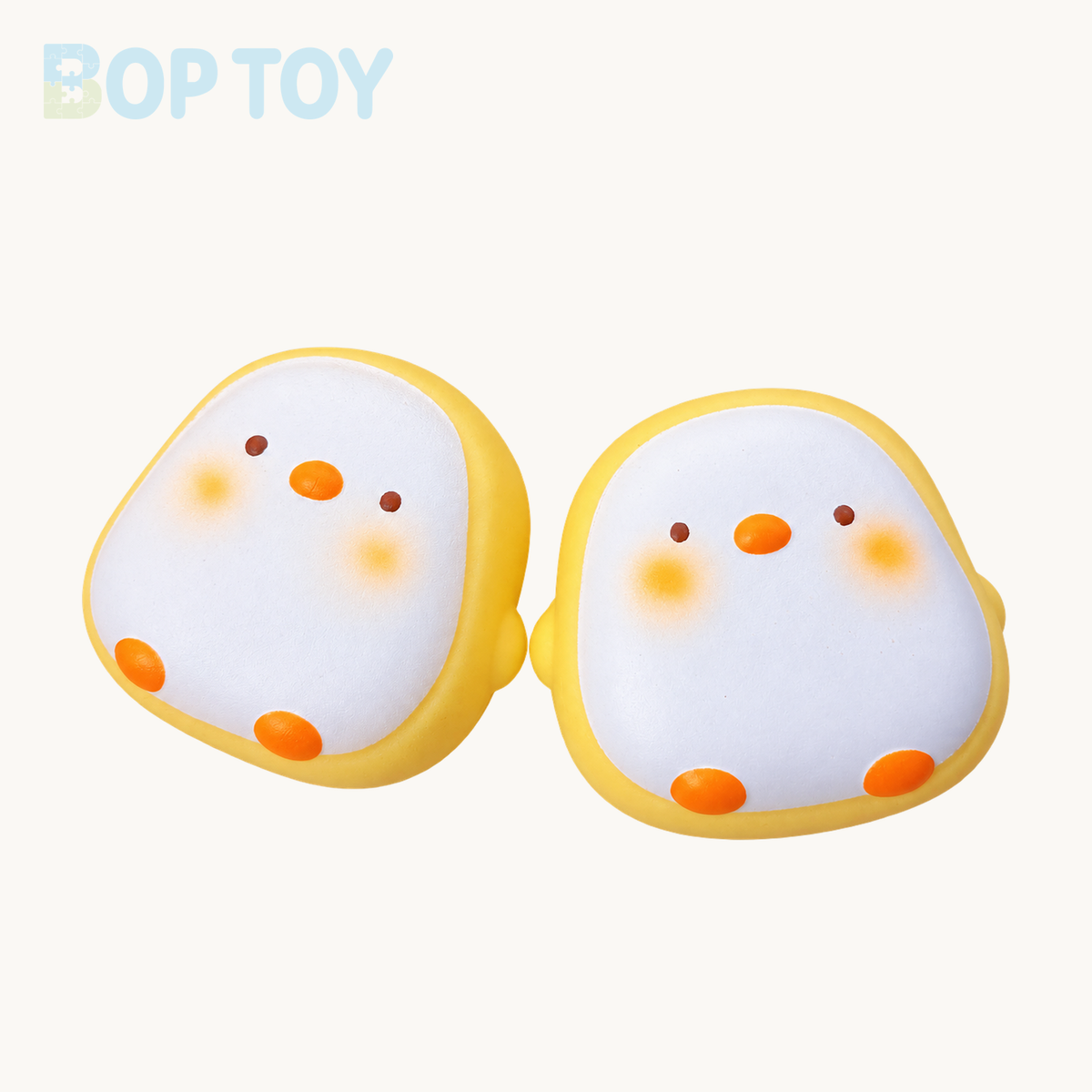 Slow Rising Squishy Chick Chicken Stress Relief Decompression Toy – 2pcs – BOP TOY