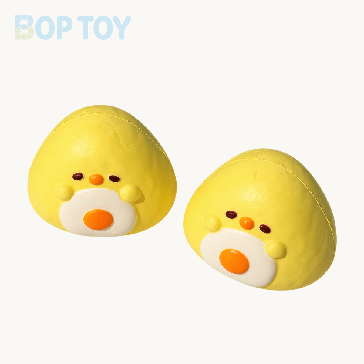 Slow Rising Squishy Chick with Egg Stress Relief Decompression Toy – 2pcs Chicks – BOP TOY