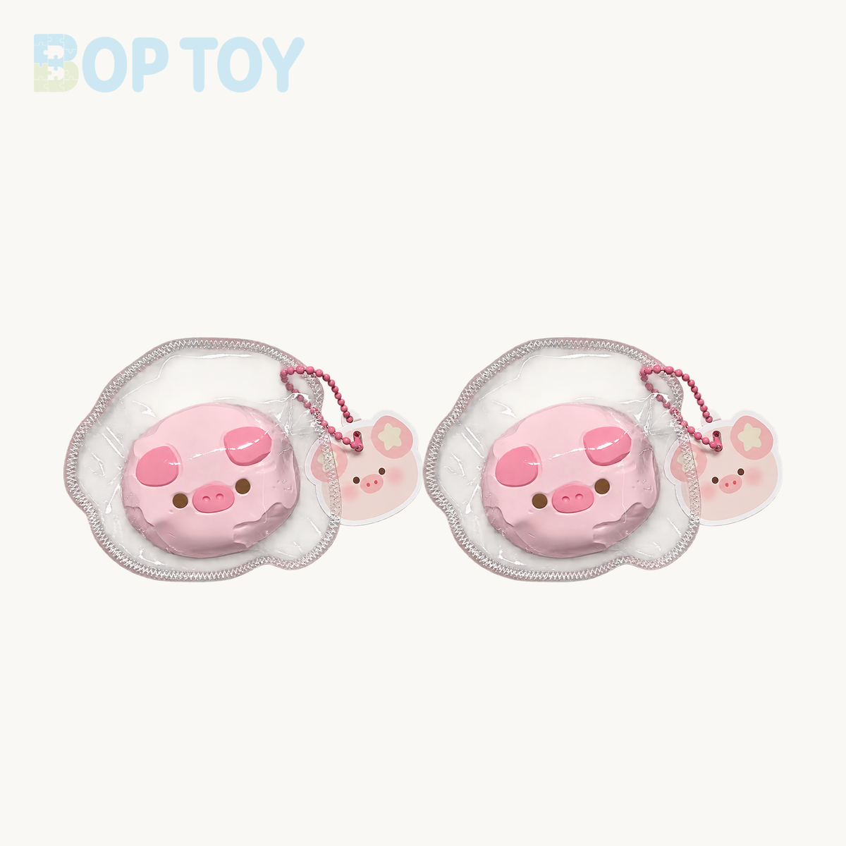 Cartoon Pink Pig Taba Squishy Toy – 1 or 2 Pieces – 2pcs – BOP TOY
