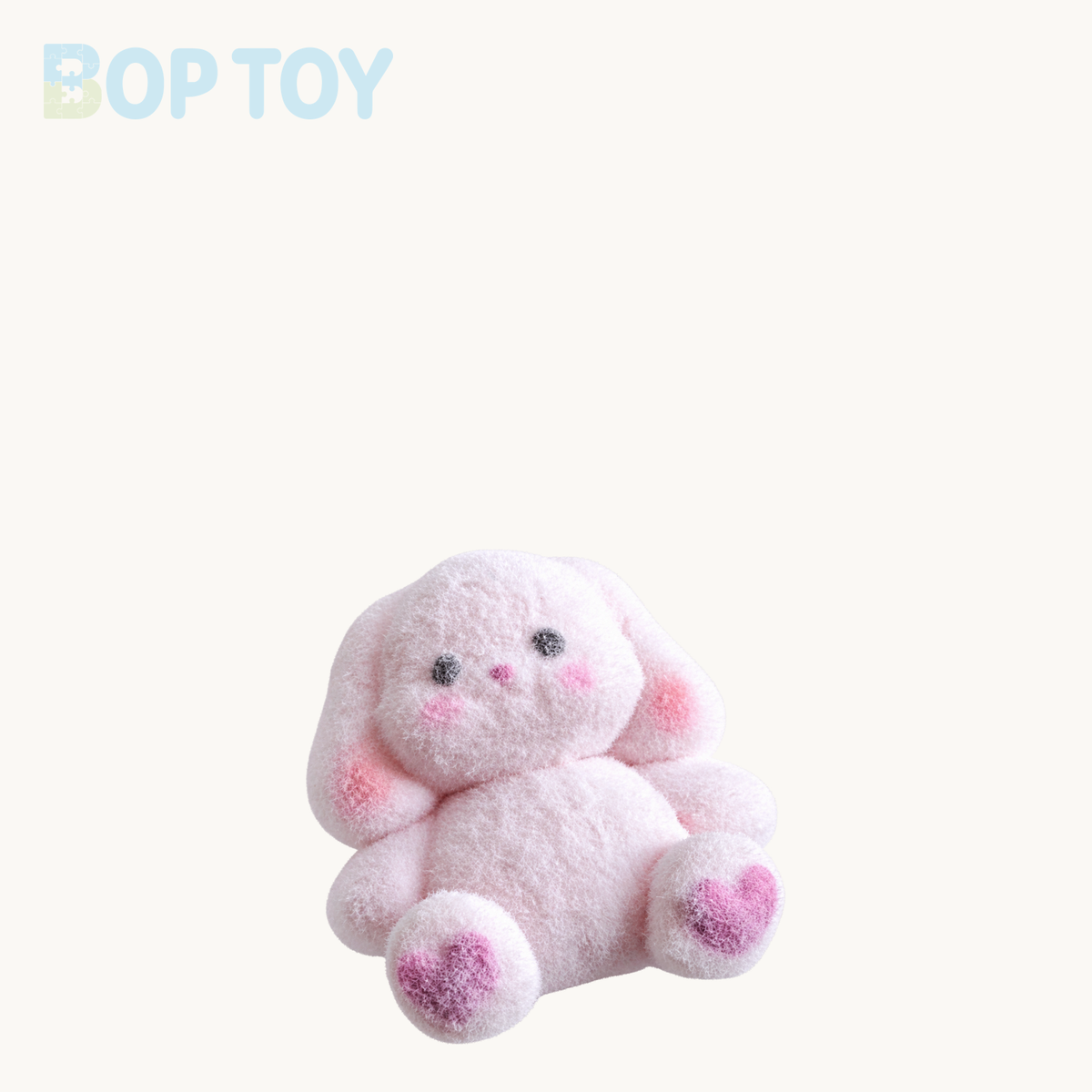 Rabbit Bunny Taba Squishy Toy – without flocking / with flocking – with flocking – BOP TOY