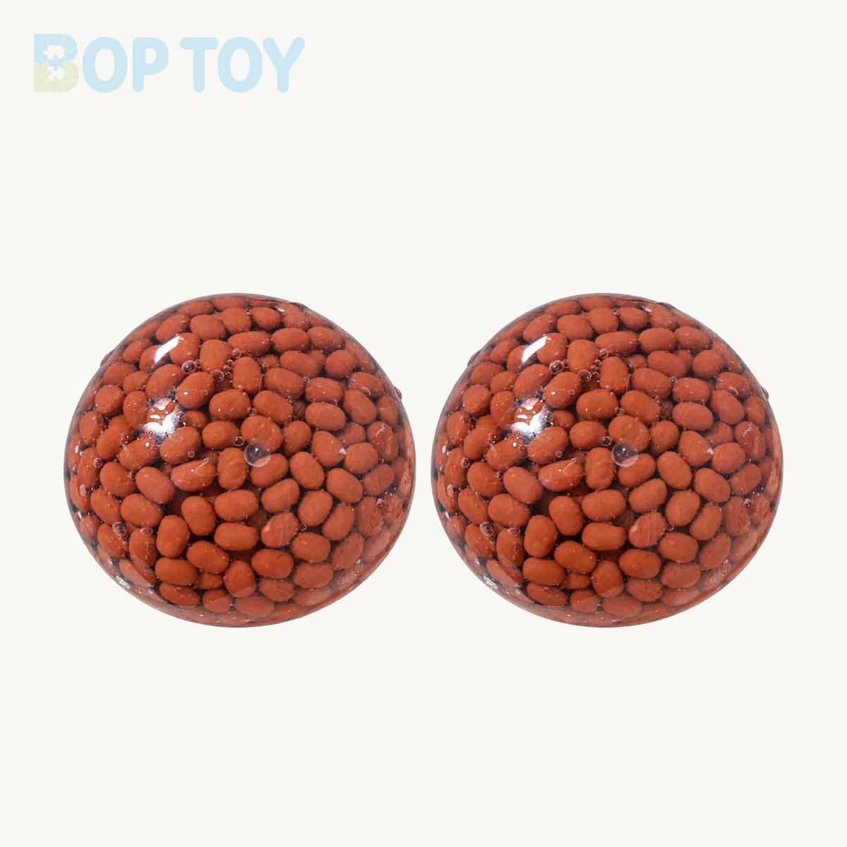 5.8cm Green Bean Red Bean Handmade Stress Balls – 2pcs Red Bean – BOP TOY