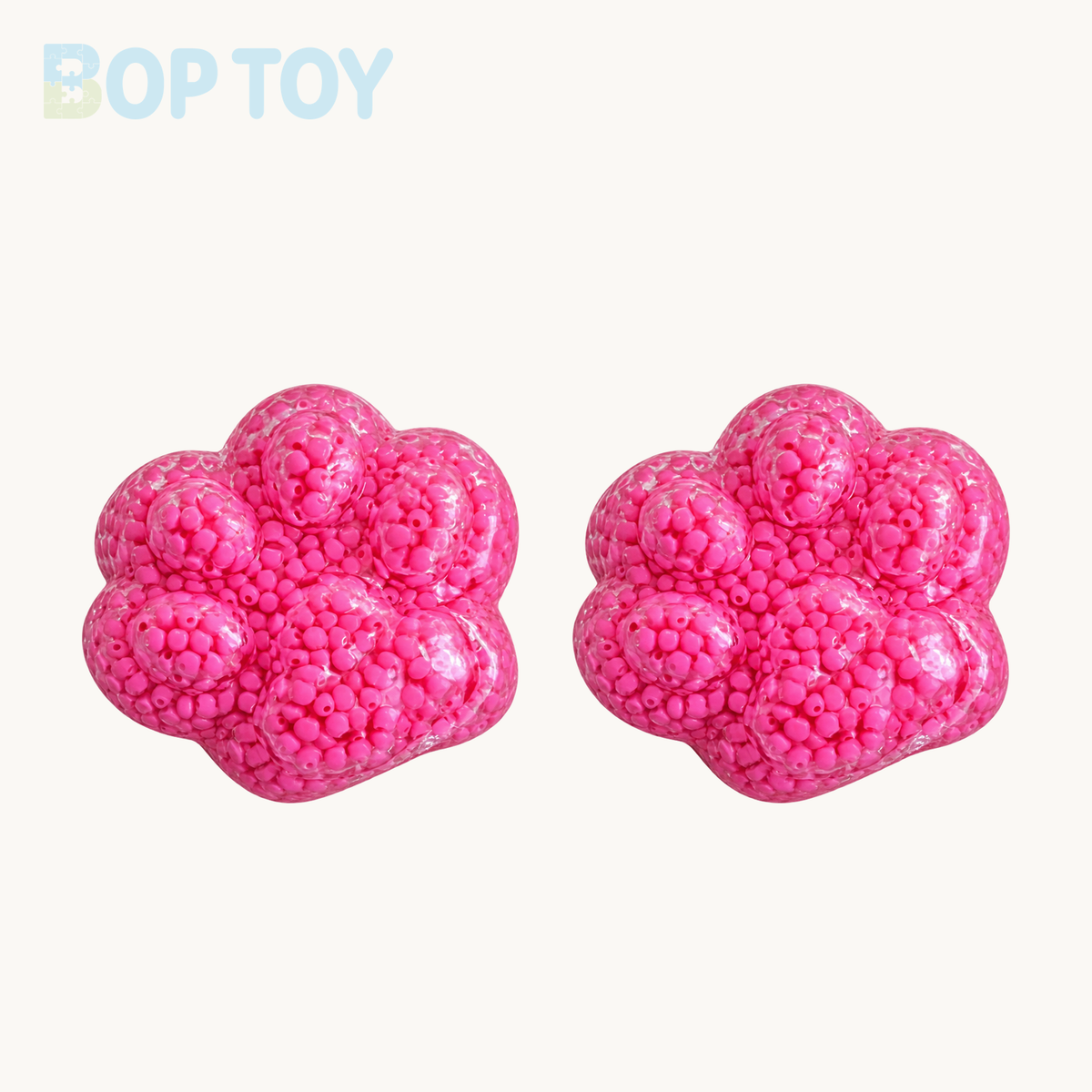 Rose Cat's Paw Handmade Stress Balls – 2pcs – BOP TOY