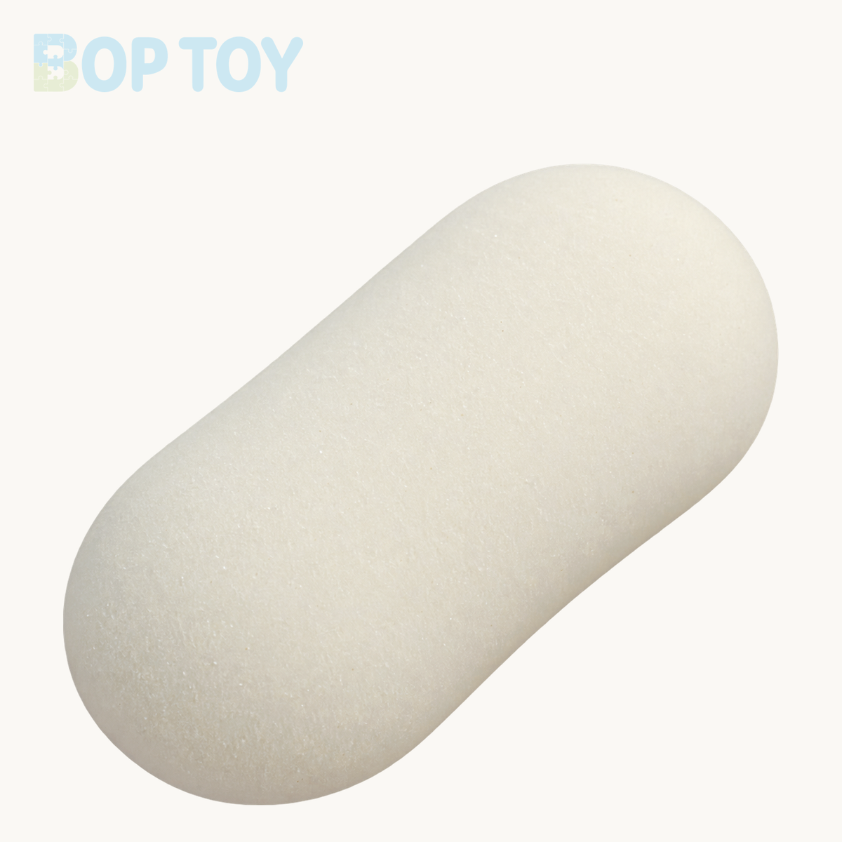 Pastel Mochi Taba Squishy Toy – Solid Color / White – BOP TOY