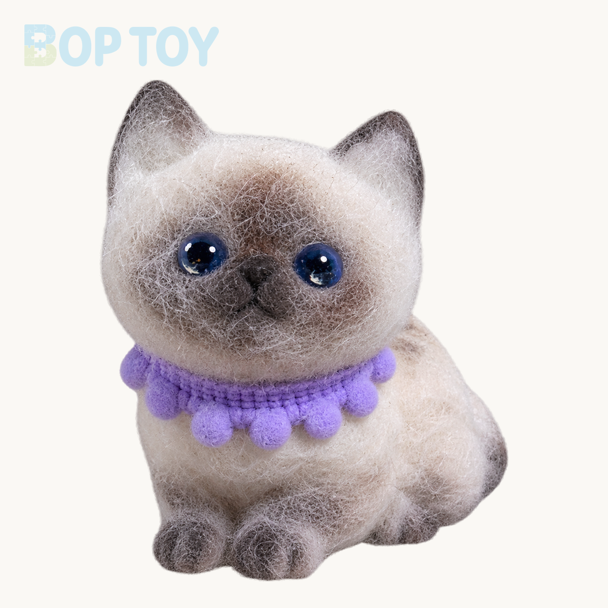 Siamese Cat Taba Squishy Toy – Right Cat – BOP TOY