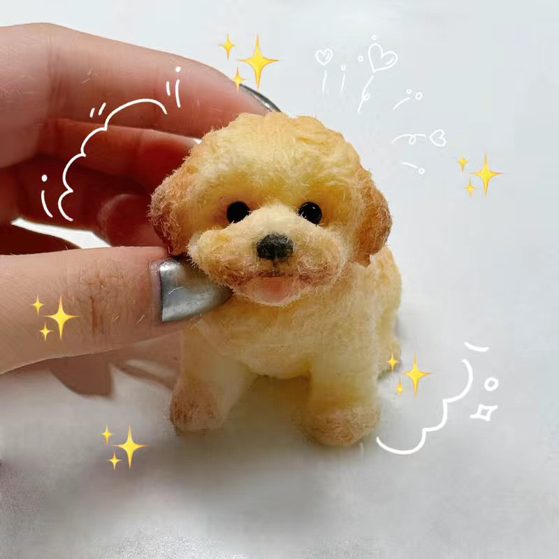 Handmade Silicone Squishy Super Mini Puppy Bichon Frise – product image 7