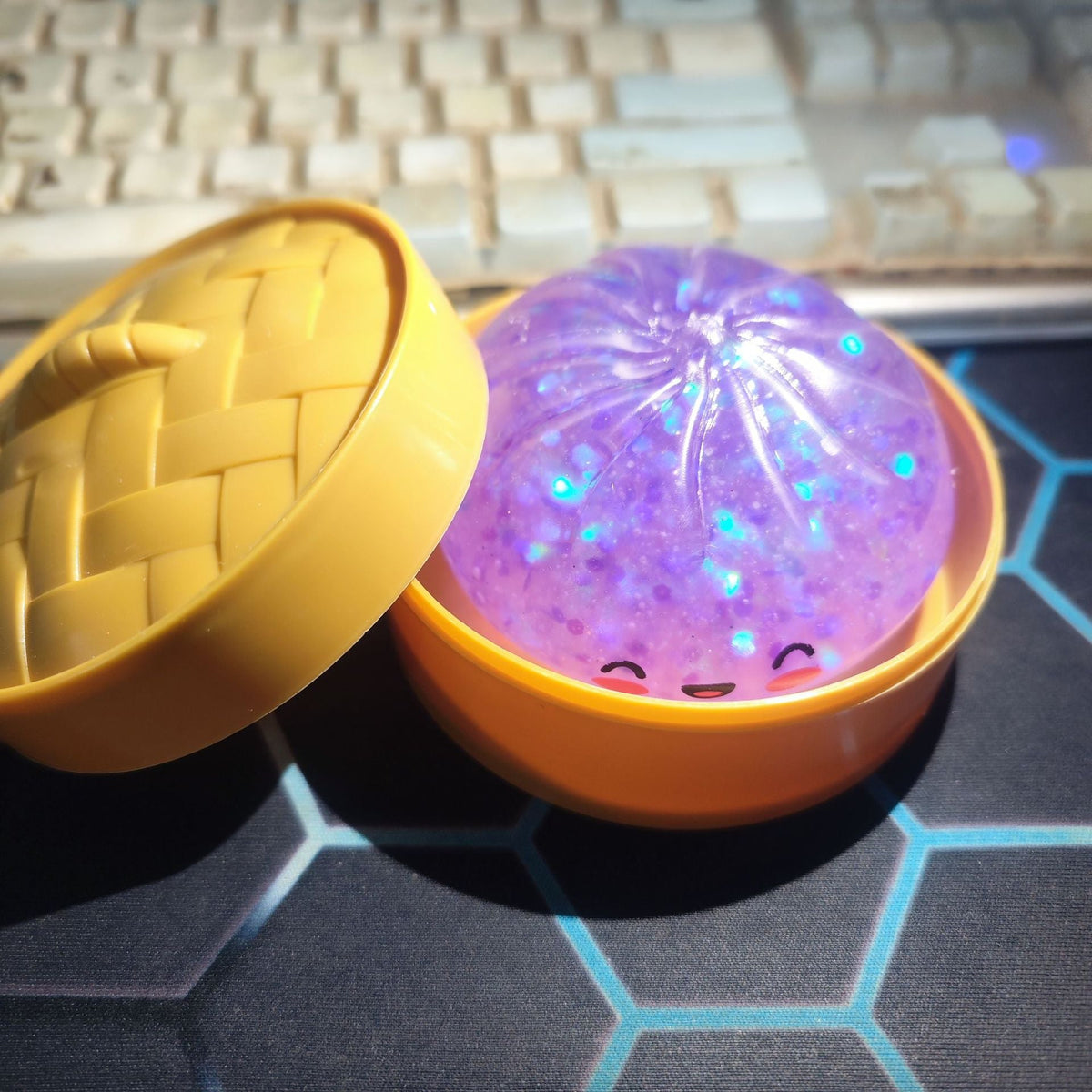 Smiley Face Steamed Bun Fast Rebound Squishy β product image 8