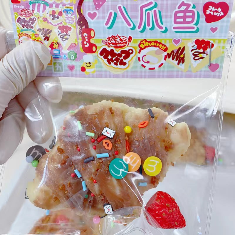 Handmade Silicone Croissant Stress Relief Squishy Toy – product image 6
