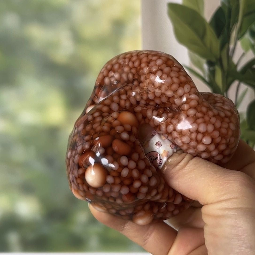 Handmade Red Bean Stress Ball – product image 4