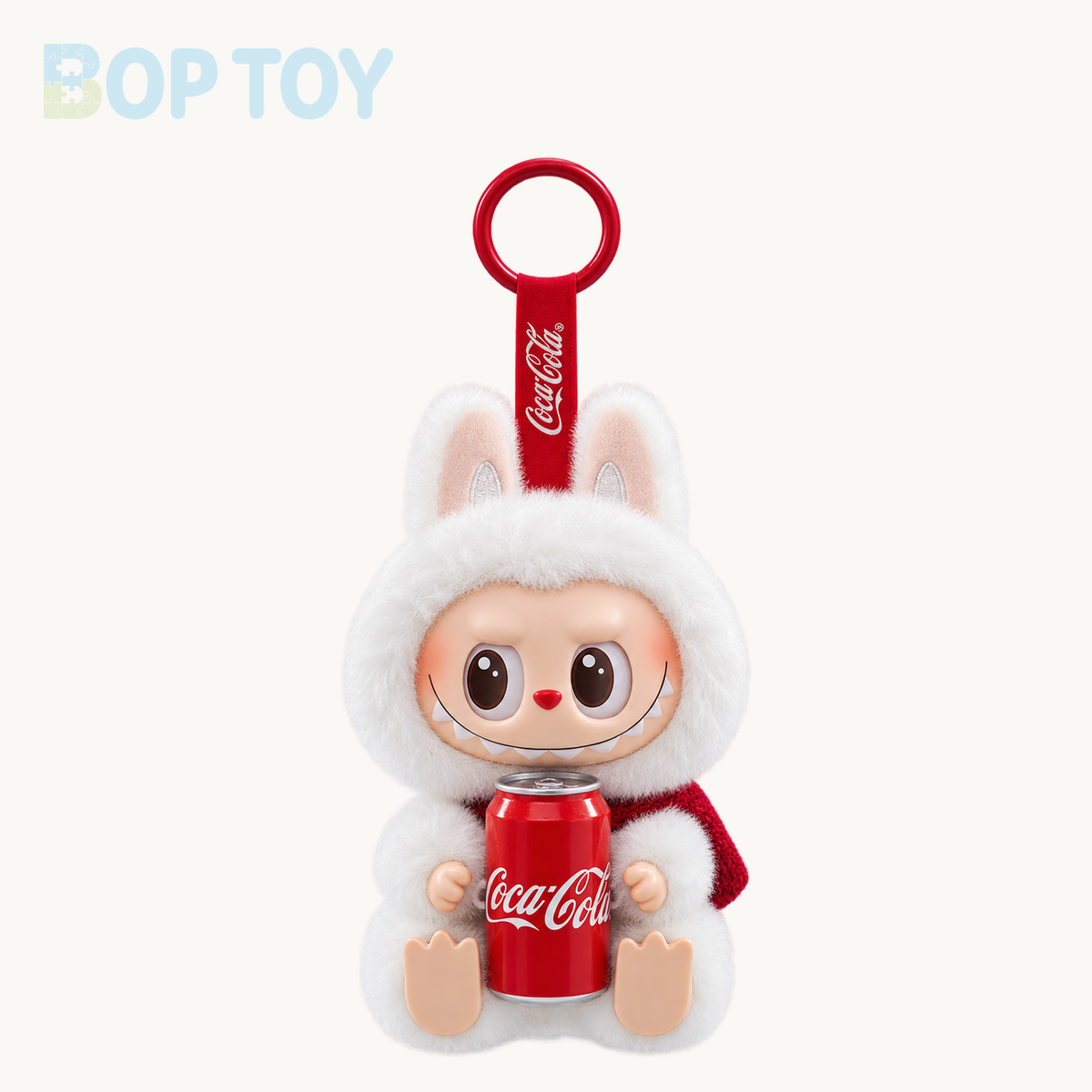 POP MART Labubu Coca Cola Series Vinyl Plush Blindbox — Happy Factor option