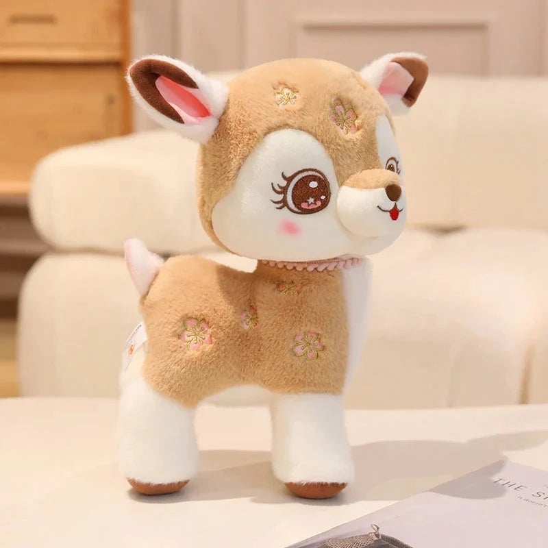 Blossom & Maple Kawaii Pink Brown Deer Plushies — image 13