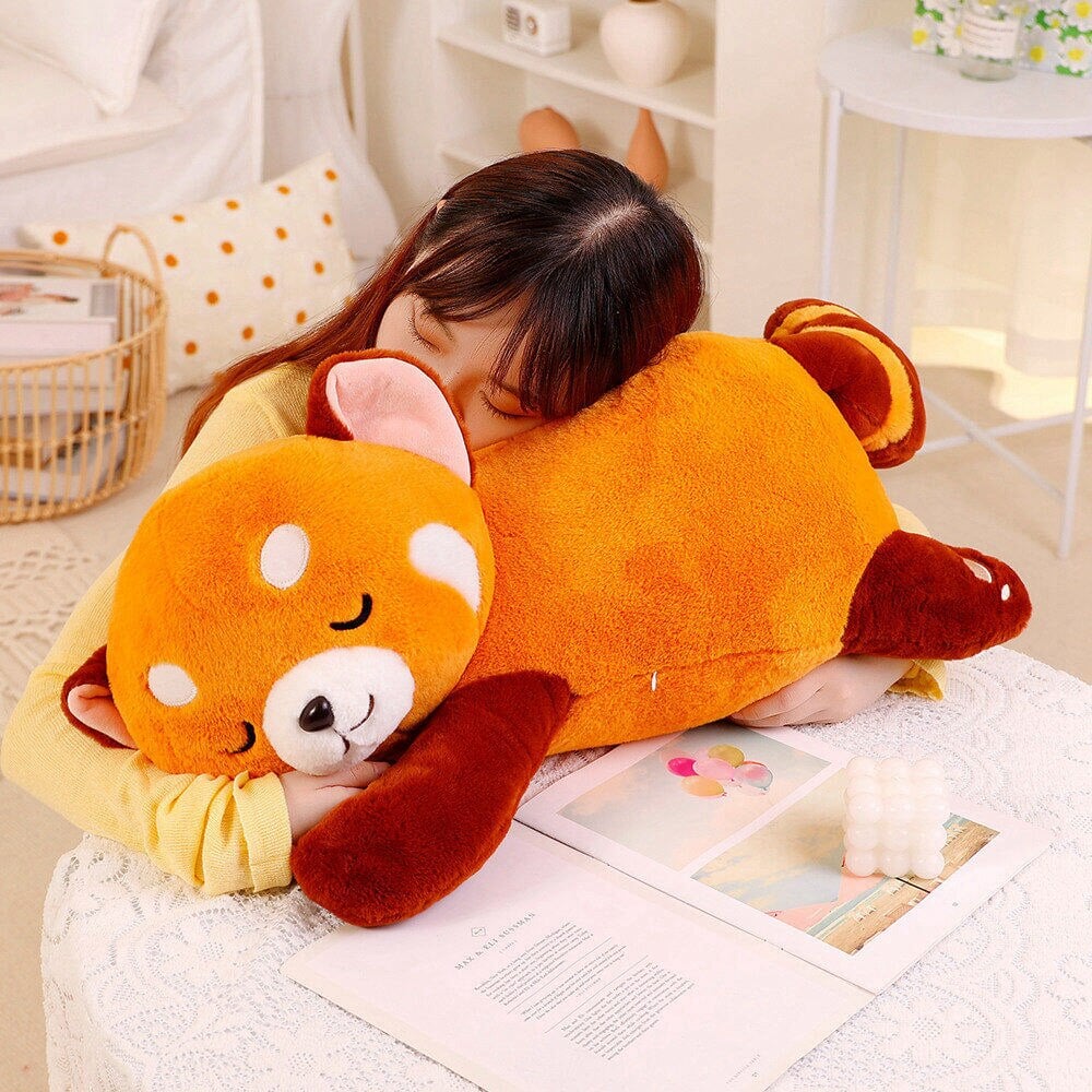 Chai the Sleeping Red Panda Plushie — image 12