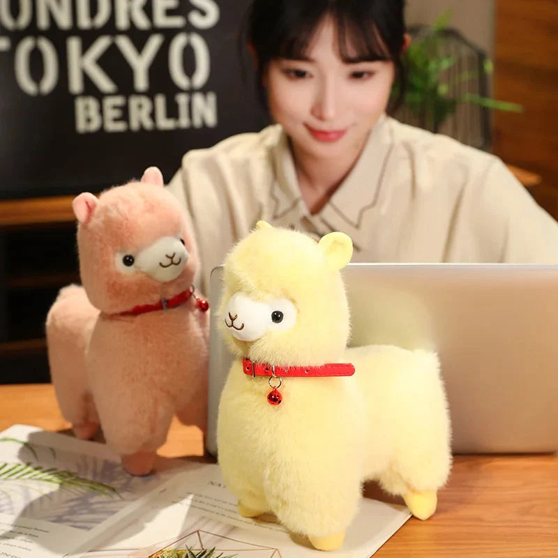 Fluffy Alpaca Llama Plushies with Bell — image 17