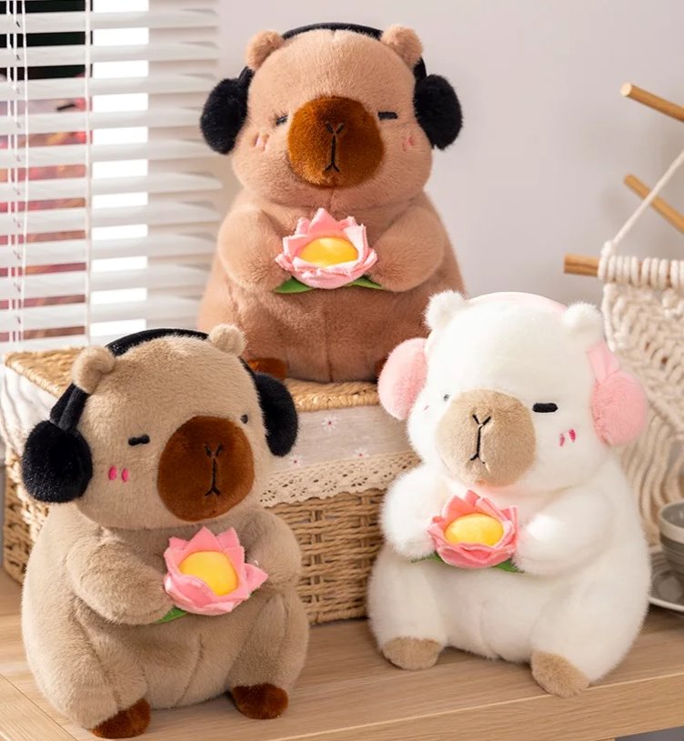 Fluffy Capybara & Monkey Plushie Pals — image 24