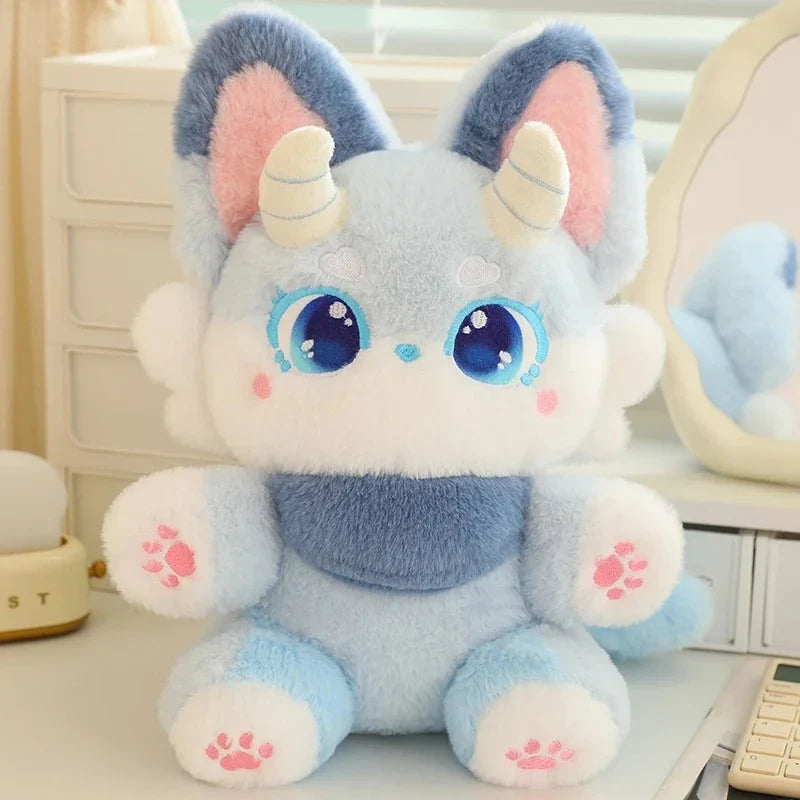 Fluffy Dreamy Horned Fox Plushies — image 10