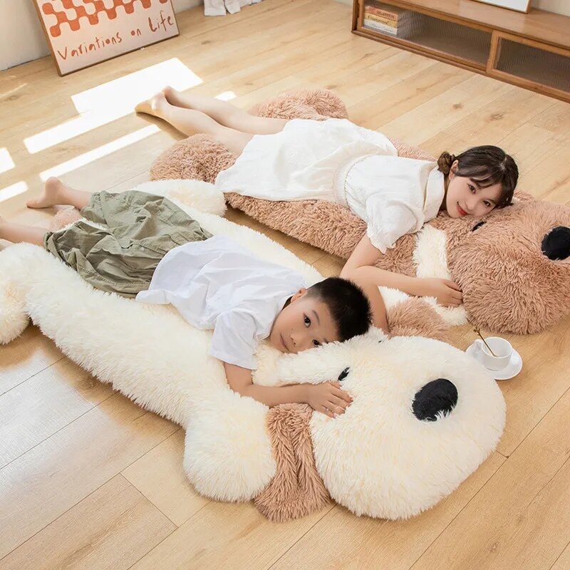 Giant Fluffy Pancake Dog Plushie — image 10