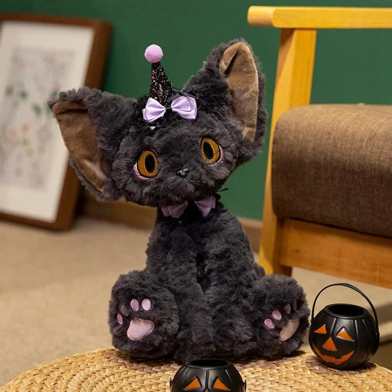 Halloween Black Witch Cat Plushies — image 17