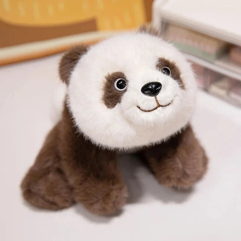 Kawaii Fuzzy Black Brown Panda Plushies — image 18