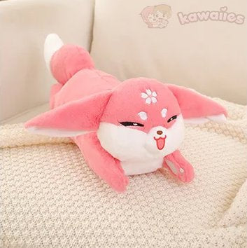 Kawaii Pink Fox Sakura Plushie — image 13