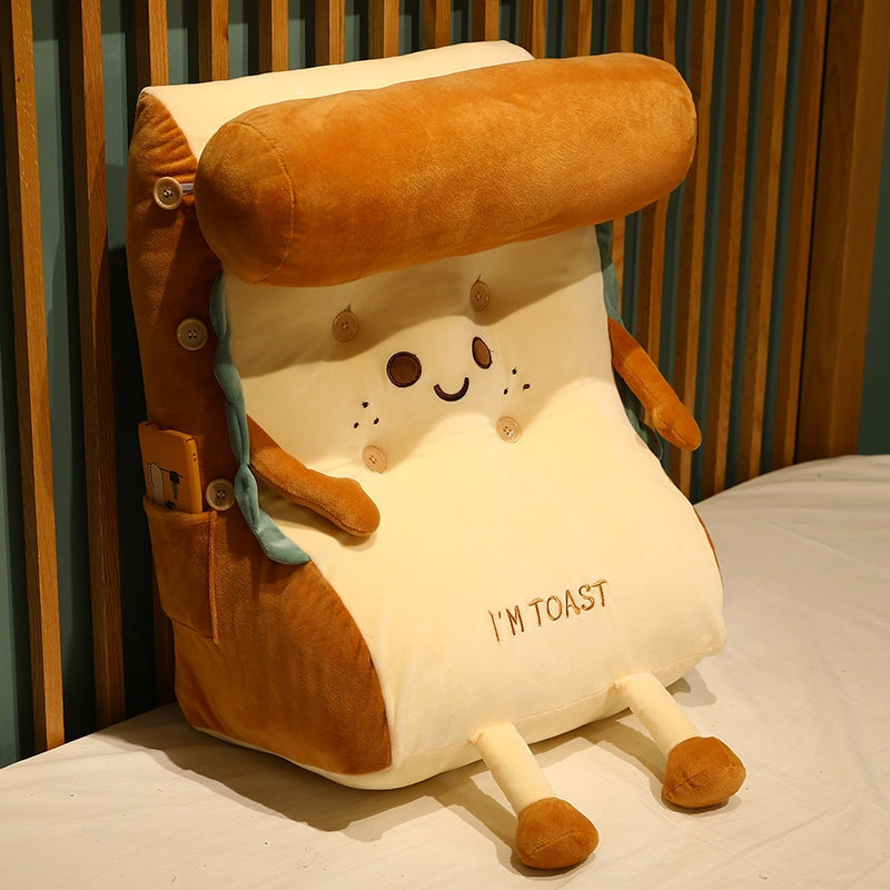 Kawaii Toasted Bread Back Support Plushie — image 10