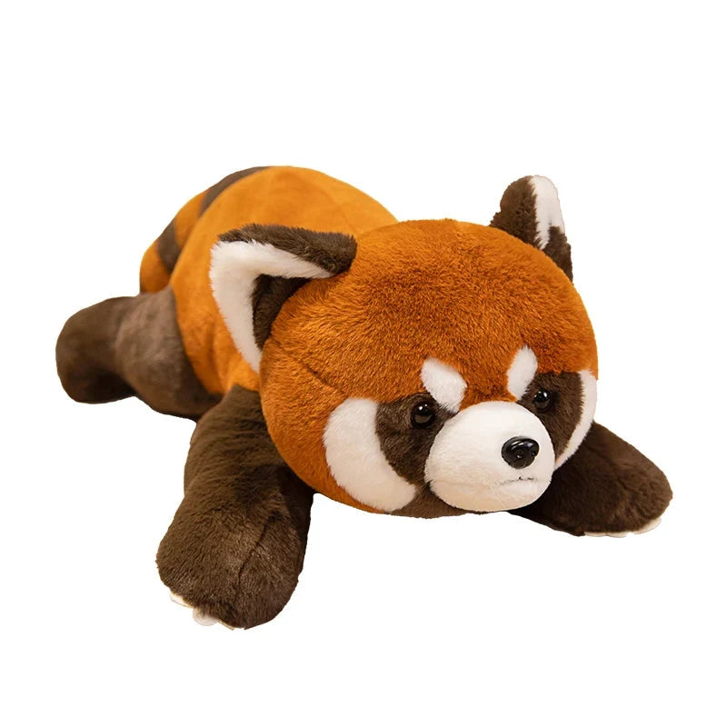 Laying Fluffy Red Panda Lifelike Plushie — image 10