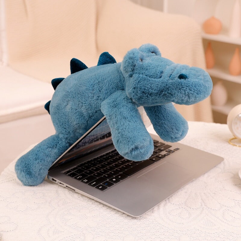 Laying Sloth and Fox Raccoon Crocodile Plushie Friends — image 15