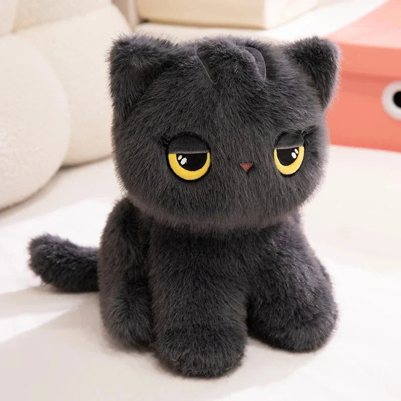 Luna & Misty the Fluffy Sitting Cat Plushies — image 16