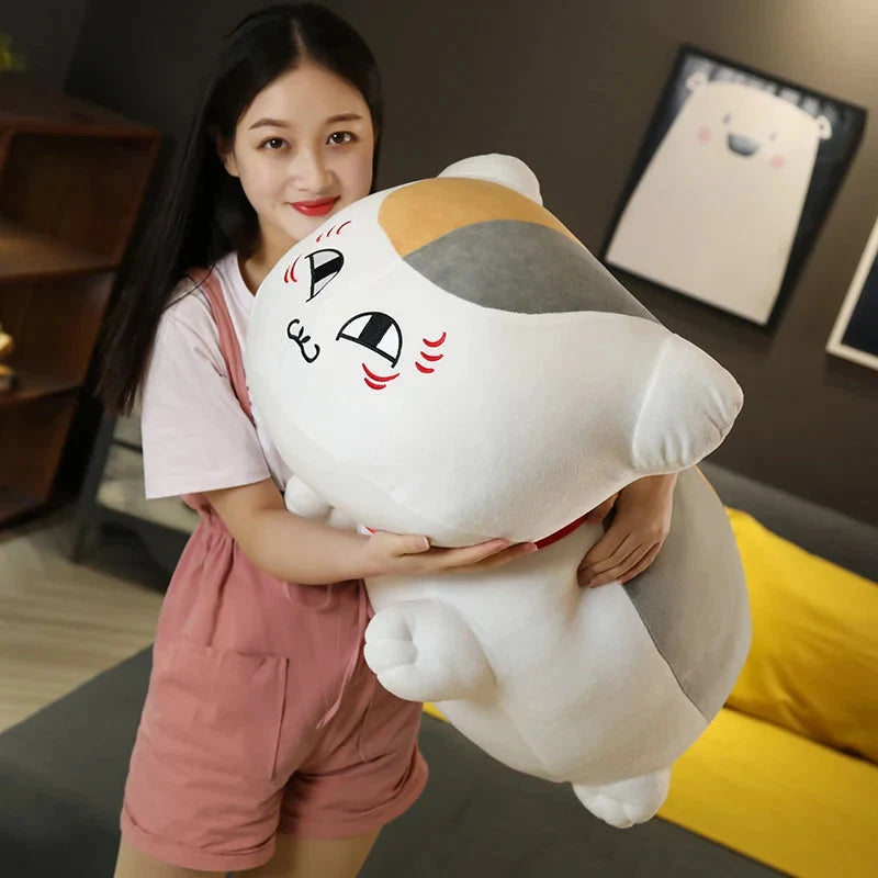 Natsume Yuujinchou Nyanko Cat White Black Plushie — image 21