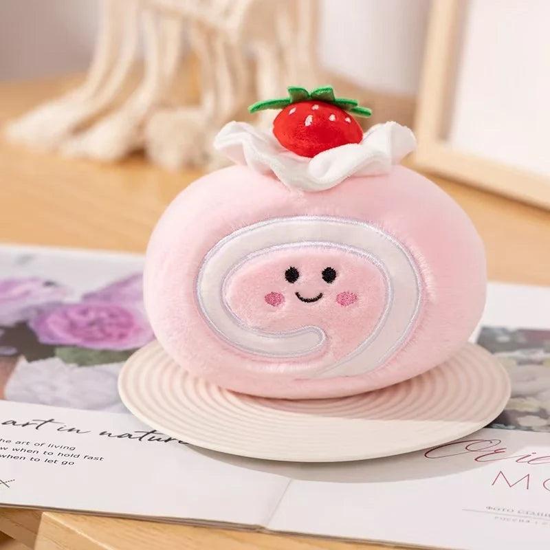 Plush Strawberry Cake Roll – Sweet, Squishy, and Oh-So-! — image 8