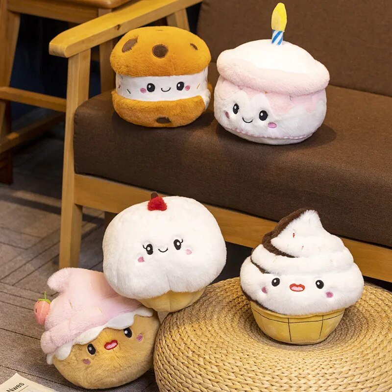 Plushie Cartoon Cupcake, Five Styles, 6-10" | 15-25 cm — image 10