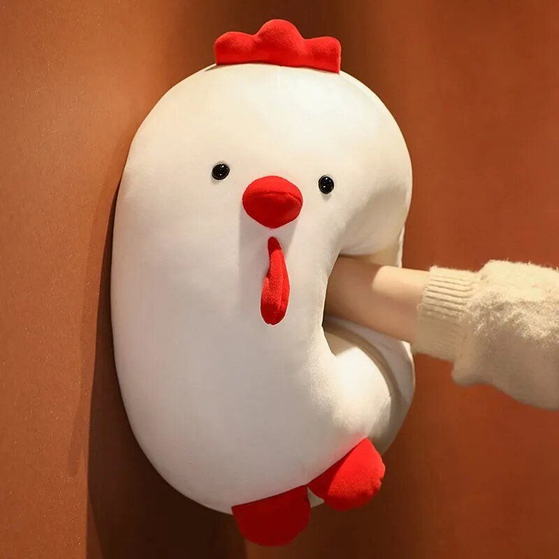Plushie Fat Squishy Chicken, Two Colors, 10-14" | 25-35 cm — image 5
