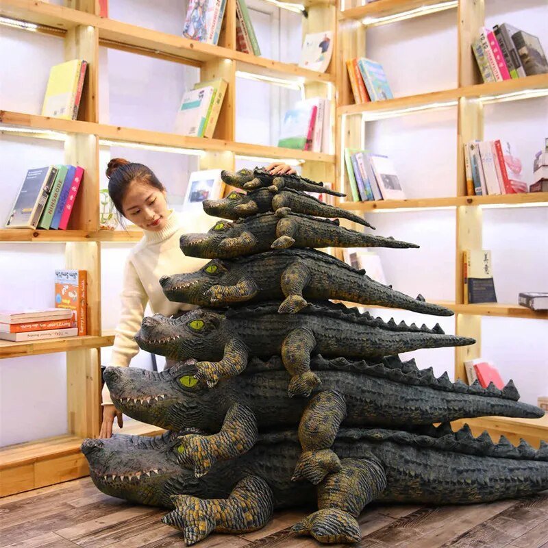 Plushie Jumbo Lifelike Crocodile, Two Styles, 2-5.2' | 60-160 cm — image 8